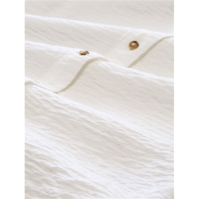 Tom Tailor dames blouse strik schouder Offwhite